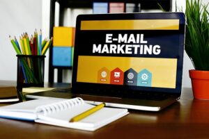 Free Email Marketing Laptop photo and picture