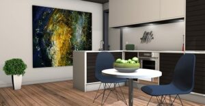 Free Kitchen Living Room illustration and picture